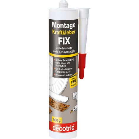 Cola para montaje-Fix 400g cartucho decotric