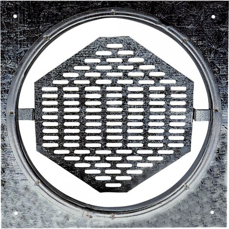 Virole circul + registre perforé pour hotte maxfil, montage en usine, d 315 mm S&P (UNELVENT) 982583