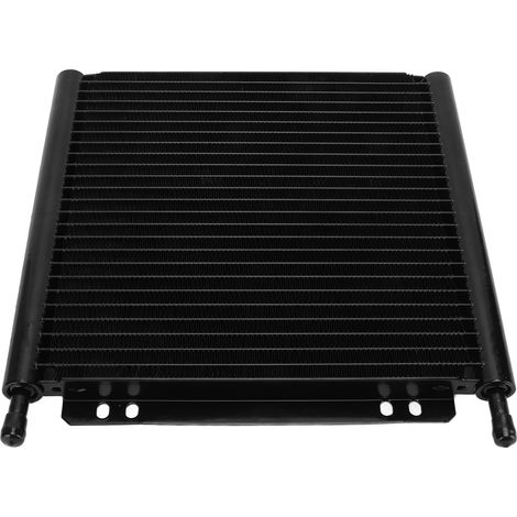 Radiateur refroidisseur d'huile de transmission en aluminium 26 rangées noir pour camions pick-up et camping-cars classe C (1/5)