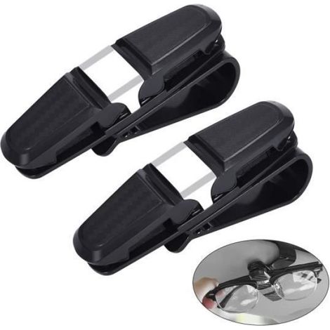 Porte Lunette Voiture - Non spécifié - Lot de 2 - Rotation 180 Degrés - Installation Facile - Multi-fonctionnel