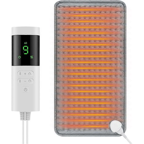 Couverture chauffante électrique, tapis chauffant, surmatelas pour lit et canapé, couverture thermique chaude pour l'hiver, tapis chauffant pour la maison, prise européenne (1/5)