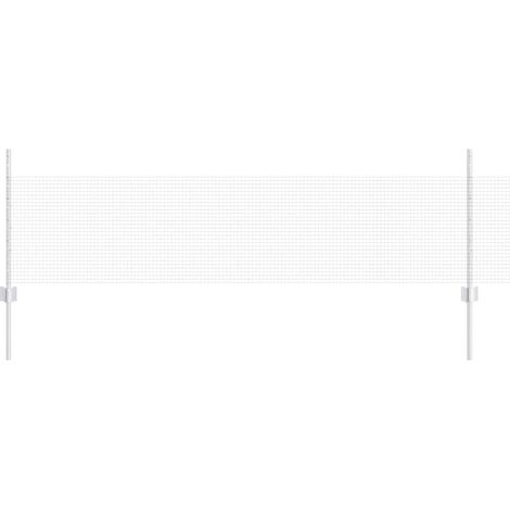 Maison Exclusive - Schweißdrahtzaun mit Pfosten 25 x 0,5 m (B x H