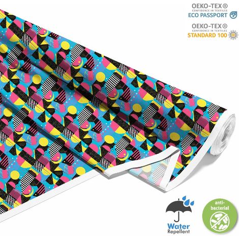 Outdoor-Dekostoffe Oxford - Motiv Geometrisch I DX3113 (1/5)