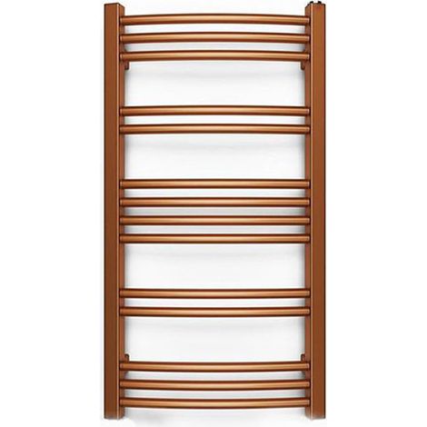 Sèche-serviette mixte cuivre de 555mm de haut et 400mm de large - 200 Watt - JAD555/400V2BCO