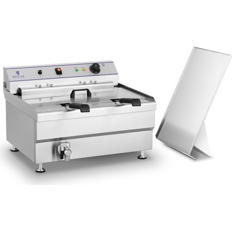Friggitrice professionale per ciambelle ristorante 36 litri 380V 2 cestelli 140001771