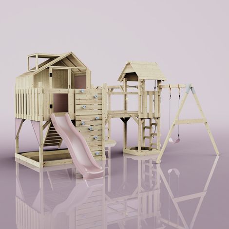 Tour de jeux Polarplay Mille Rosa 503 x 400 cm Balançoire pour enfants