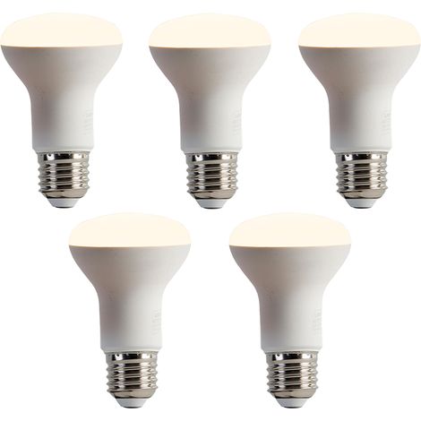 Set mit 5 dimmbaren E27 LED-Glühbirnen R63 6,2W 520lm 2700K