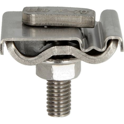 Morsetto di messa a terra Dehn uek 8.10 aq4 50 acciaio inox 8-10 mm