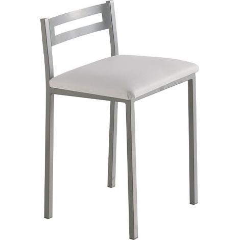 Packs taburete bajo Moli Color: Asiento Blanco - Sillas: 2 taburetes (1/5)