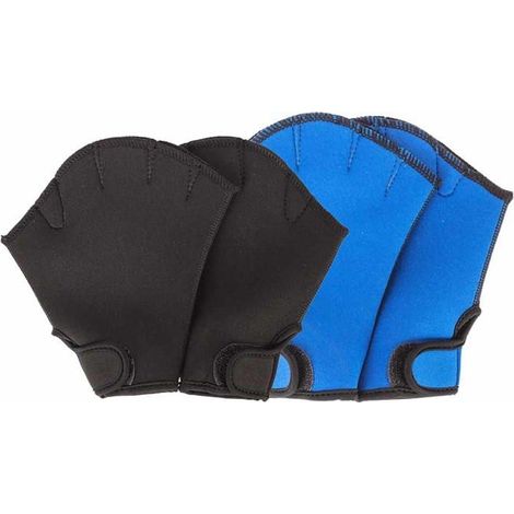 Gants de rsistance la natation - Gants palms pour la gymnastique aquatique Label (1/4)