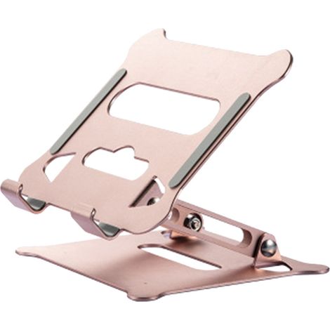 Support Téléphone Portable - Support Réglable Hauteur - Rotation 360° - Antidérapant - Pliable - Pour Bureau Maison Voiture - 1 Pièce (1/5)