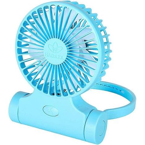 Ventilateur de plafond USB 4 feuilles, refroidisseur d'air suspendu, 4400 mAh, vitesse variable, ventilateur de tente (1/4)