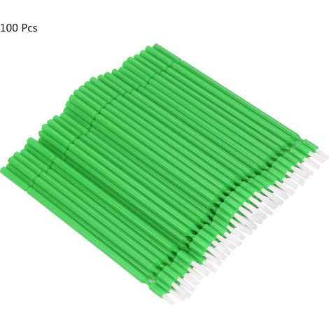 Brosse Dentaire Jetable Micro Appliquoir Flexible – 100 pièces, vert, 10 cm (1/5)