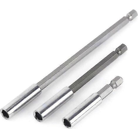 Porte-embout de haute qualité pour tournevis électriques et pneumatiques et outils électriques - Finition chromée durable (1/5)