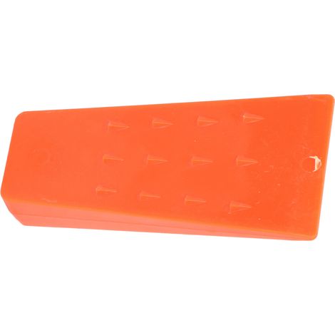 Coin d'abattage 5,5 pouces haute résistance aux chocs pour fendre le bois, couper des arbres et travailler le bois (orange)