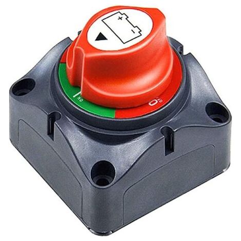 BUNTHAUS Coupe Circuit de Batterie 12V - 48V Interrupteur Isolateur de Batterie, Interrupteur de Déconnexion de Batterie étanche 275A Commutateur d'Isolateur de Batterie pour Voitures, Bateaux (1/5)