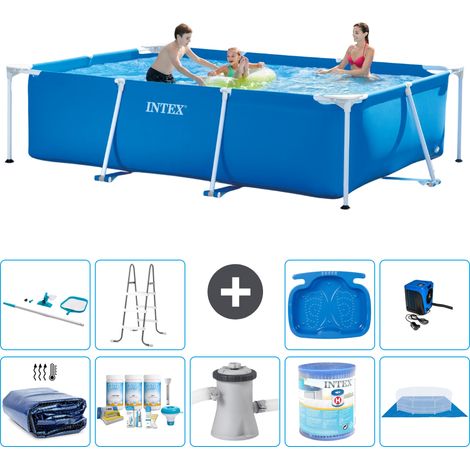 Intex Piscina con struttura Rettangolare - 300x200x75 cm - 7-pezzi S40237 (1/5)