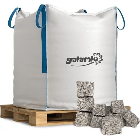 Galamio Granitpflaster 4/6 gespalten 1000kg BigBag