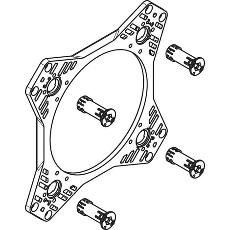 Hansgrohe anillo de montaje (iBox universal 2), 94899000