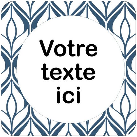 PLAQUE DE PORTE DESIGN SPHERE PERSONNALISABLE .- Shell -