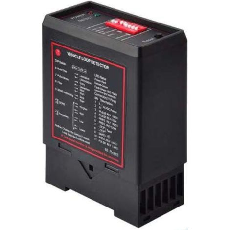 détecteur de boucle magnétique - 1 canal - 12 à 24 volts - ac / dc - acie w-dbm24
