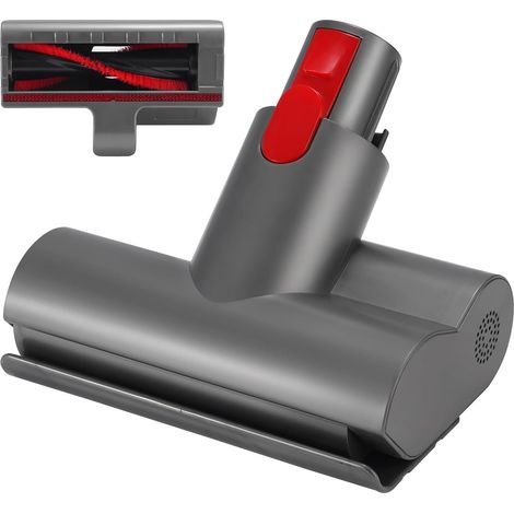Mini cepillo turbo para Dyson V7, V8, V10, V11, V15 - Cepillo motorizado antiácaros, cabezal de repuesto para colchones y tapicería (1/5)