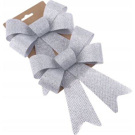 Silberne Schleife 14 × 20 cm - 2er-Set (1/5)