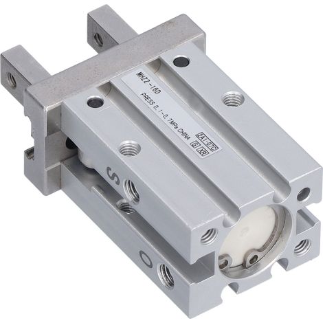Parallel-Doppelwirkungs-Pneumatikgreifer MHZ2-16D, Greifzylinder M5-0,8, kompakter automatischer Roboterschraubstock, 16 mm Spannweite (1/5)