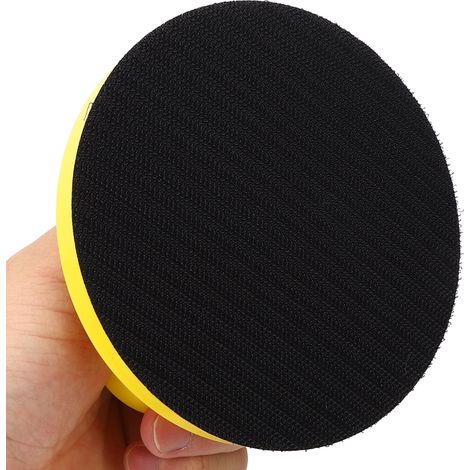 5-Zoll-Schleifscheibenhalter, Handschleifblock, selbstklebendes Polierpad mit Klettverschluss (1/5)