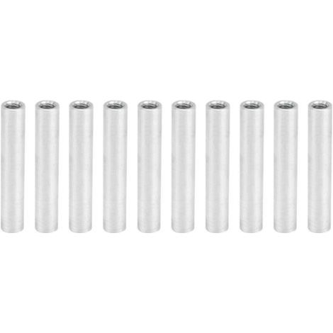 10 Pièces Colonnes de Raccordement Filetées Femelle en Alliage d'Aluminium M4x0.7mm, Longueur 42mm, pour Élévation et Espacement (1/5)