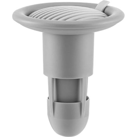 Gray Silicone Floor Drain Stopper Anti Clogging Filter