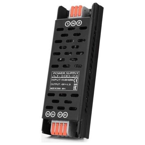 Transformateur 220V 24V LED Power Driver 100W Transformateur fin Adaptateur 4.2A, Convertisseur 220V AC vers 24V DC, Alimentation basse tension Transformateur LED à tension constante (1/5)