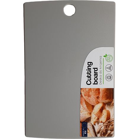 GET FIT TAGLIERE IN PLASTICA 24,5X16CM GRIGIO -BEN