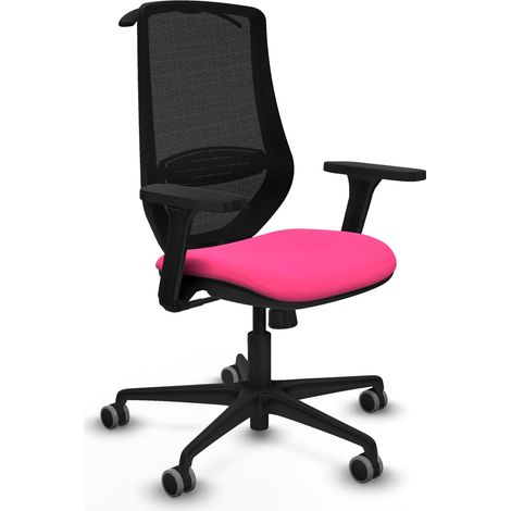 Piqueras y Crespo Mardos Silla de Oficina Rosa Ergonómica (1/3)
