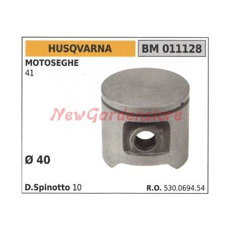 Pistone motosega modello 41 Ø 40mm HUSQVARNA 011128 530069454 compatibile