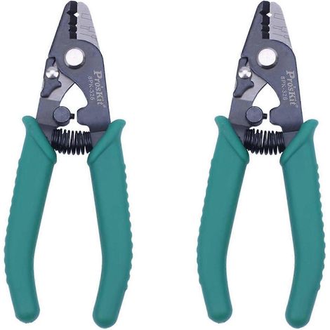 Pro'sKit 2x Glasfaserkabel-Abisolierzange (148 mm) 8PK-326 (1/5)