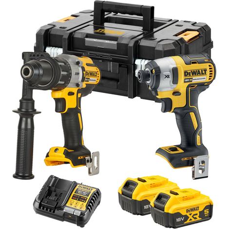 DeWalt Kit Taladro DCD996 + Atornillador DCF887 en maletín TSTAK (1/4)