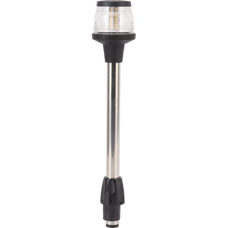 Lampe de poupe LED IP65 étanche à 360 °, poteau d'ancrage marin pour bateaux, yachts, DC10-24 V, 2,5 W, 250 lm (1/5)
