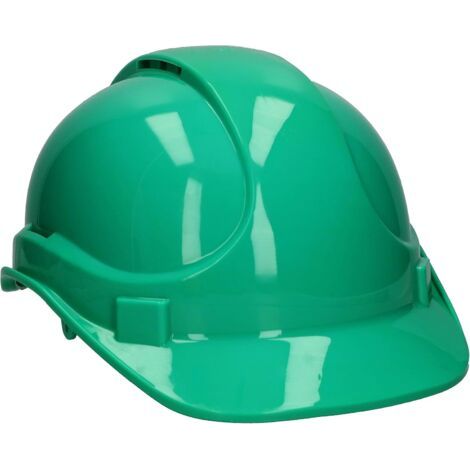 Casque de Chantier réglable, vert-NANOTEH (1/5)