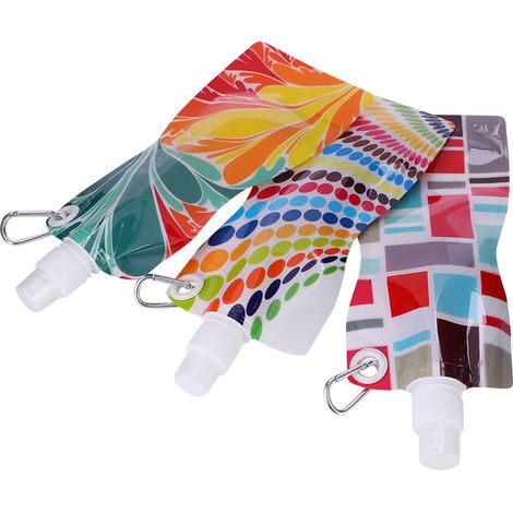 Gourde pliable et portable de 580 ml pour la randonnée, le camping et le vélo. (1/5)