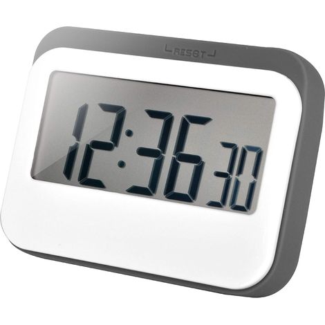 Réveil numérique avec minuterie, minuterie de cuisine, grand écran LED, conception magnétique, batterie remplaçable pour enfants et personnes âgées. (1/5)