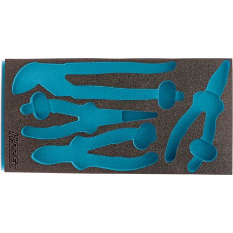 Garniture en mousse souple bimatière 163-257L ∙ L x l : 342 mm x 172 mm (1/2)
