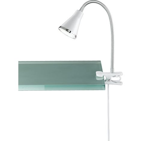 Schreibtischlampe Led 3,8W mit Clip Arras Trio Beleuchtung Weiß (1/2)
