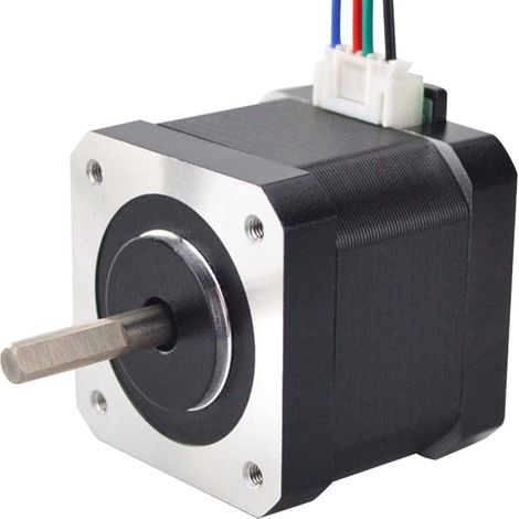Nema 17 Moteur pas a pas Bipolaire 45Ncm 1.5A 42x42x39mm 4 Fils with 1m Câble (1/5)
