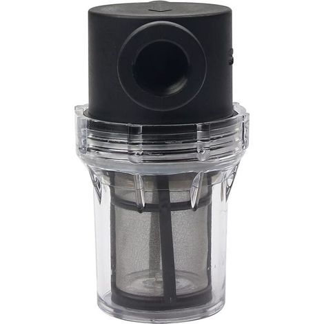 Filtre à tuyau Ulisem, filtre de pompe à eau 1/2 pouce avec tamis en acier inoxydable 80 mailles, filtre à mailles en ligne pour l'irrigation du jardin (1/4)