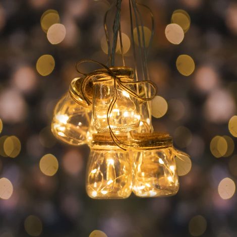 Guirlande lumineuse à 30 LED avec minuteur Blanc chaud (1/5)