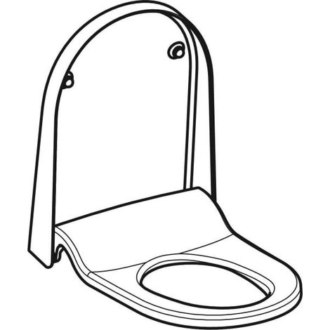 Geberit WC-Sitz für Geberit AquaClean Sela (bis Baujahr 2018): weiß-alpin / glänzend, 242.810.11.1