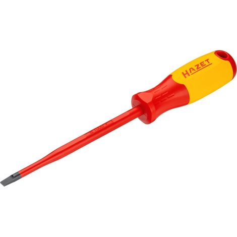 Hazet Elektriker-Schraubendreher, schutzisoliert, Schlitz Profil, SW 1,2 x 6,5 mm (1/5)