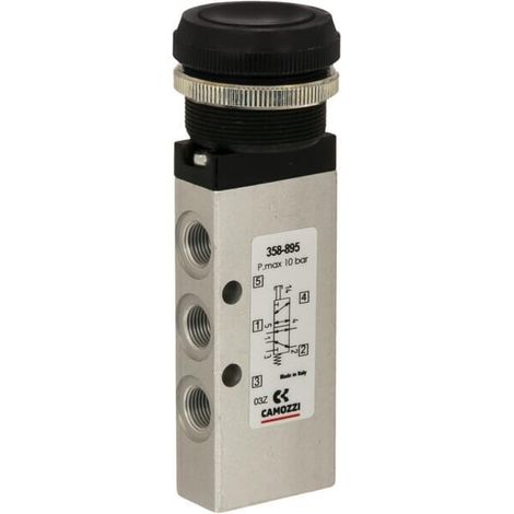 Valvola 5/2 pulsante CAMOZZI 358895