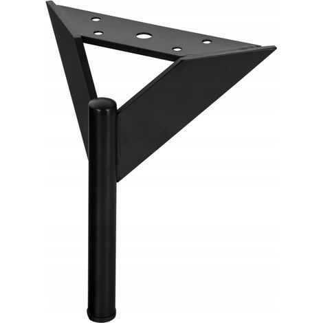 Piedino per divano letto a soppalco, nero, MAT H180, resistente, SL036 (1/5)